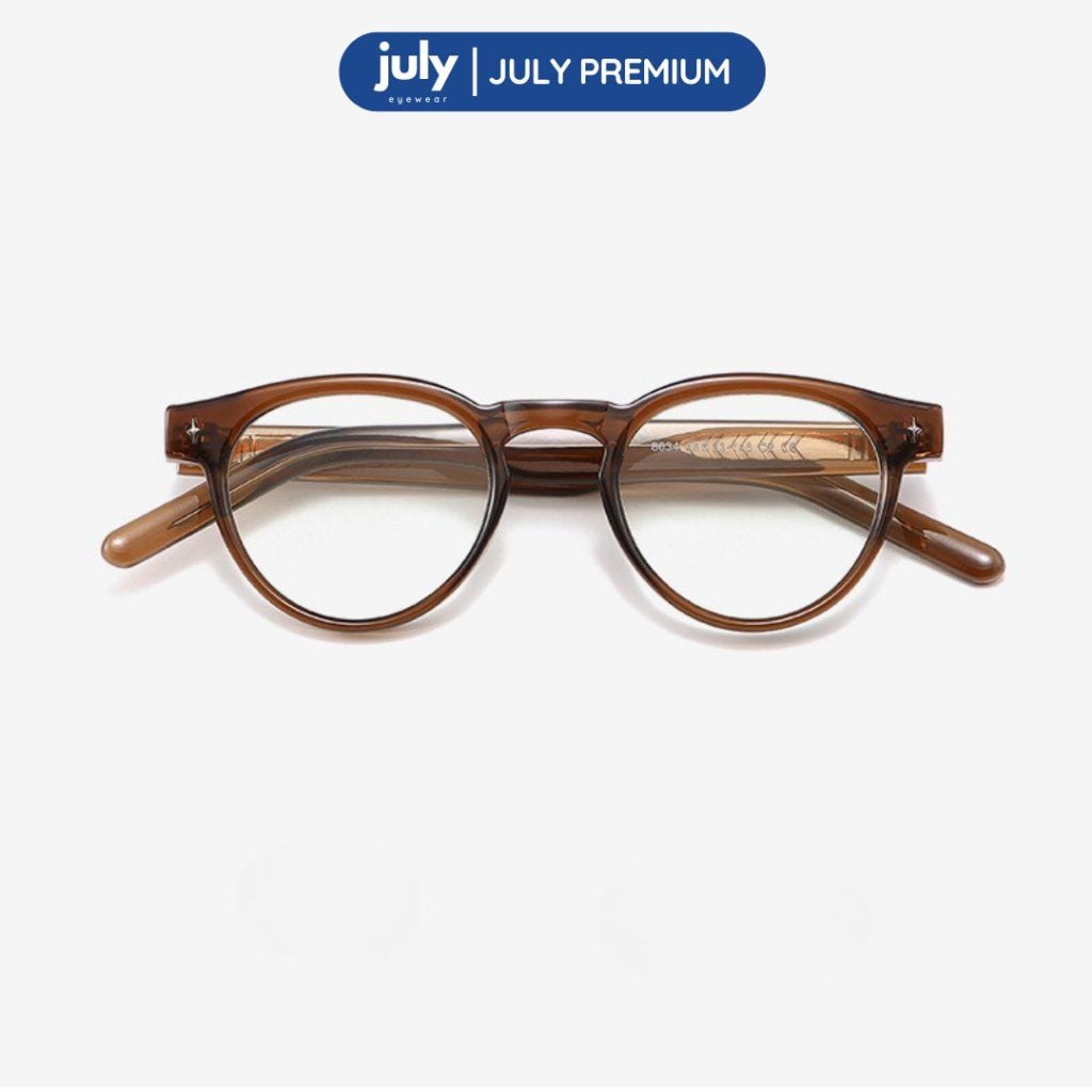 Gọng Kính Cận Nam Nữ Cao Cấp CELEST Form tròn cốt kim loại chắc chắn hợp cả mặt nhỏ July Eyewear