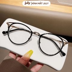 Gọng kính cận nữ mắt mèo kim loại phối nhựa chắc chắn, thời trang dễ đeo hợp với nhiều dáng mặt 8601