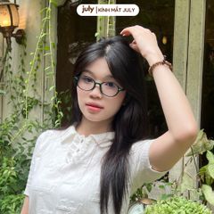 Gọng kính cận nữ dáng oval phong cách Hàn Quốc trẻ trung 8616