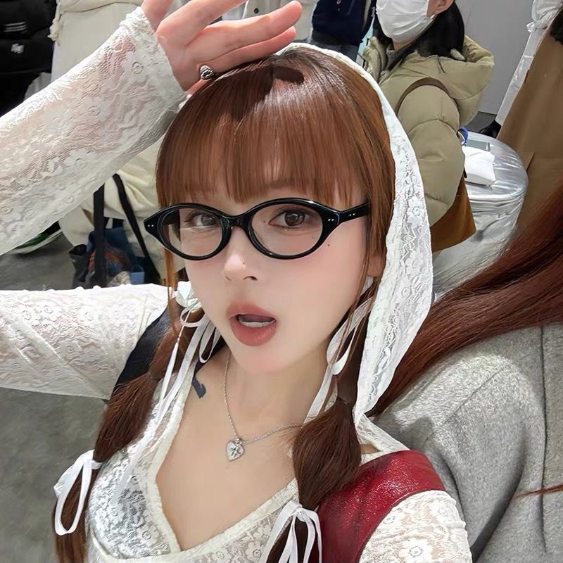 Gọng kính nữ form oval phong cách Y2K xu hướng - Kính Mắt July 8631