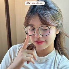 Gọng kính cận nữ mắt mèo kim loại phối nhựa chắc chắn, thời trang dễ đeo hợp với nhiều dáng mặt 8601