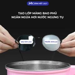 Hộp 100 miếng Khăn lau kính NANO chống bám hơi nước đi mưa, đeo khẩu trang tiện lợi July Eyewear - PK.NANO