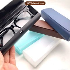 Hộp đựng kính cận nhựa dẻo dáng vuông trơn July Eyewear - PK.HOP