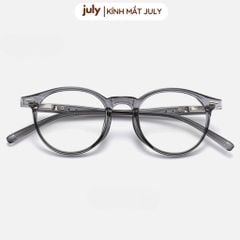 Gọng kính cận nam nữ dáng tròn nhựa cao cấp lõi kim loại unisex hợp nhiều dáng mặt 8613