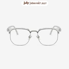 Gọng kính cận nửa viền unisex nam nữ thời trang khung kim loại chắc chắn 8622 July Eyewear
