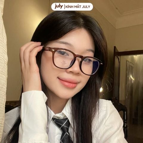 Gọng kính cận nam nữ form vuông phong cách trẻ trung, dễ đeo hợp nhiều dáng mặt 8619