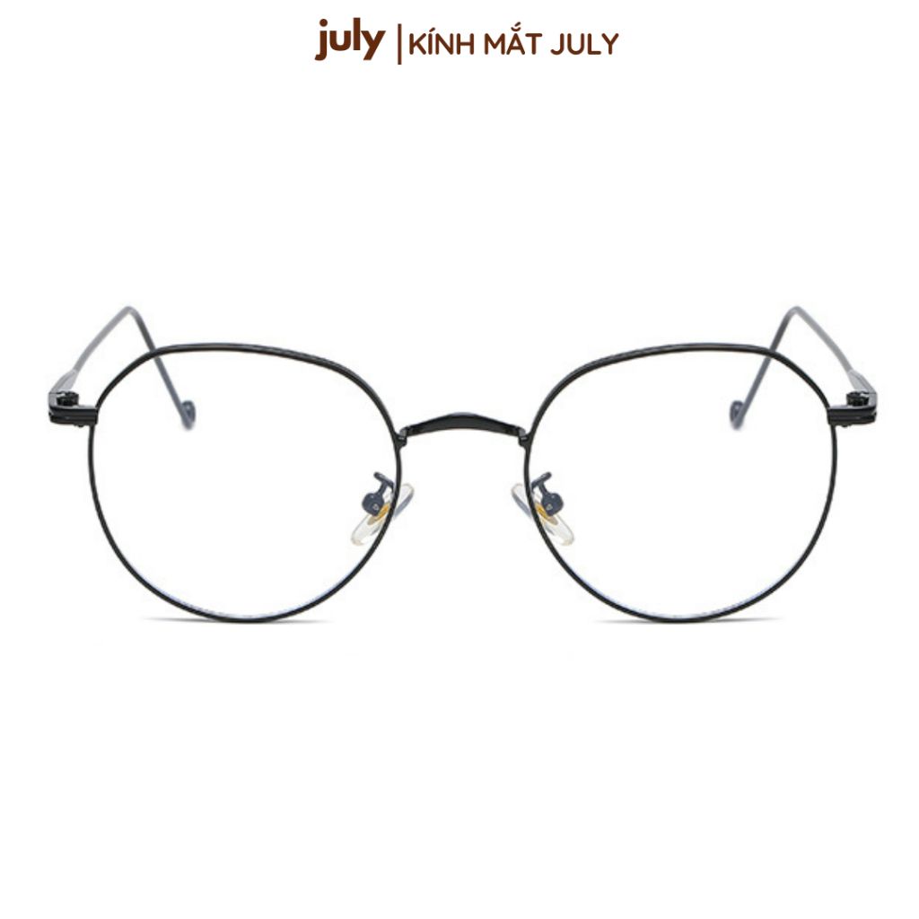 Gọng kính cận đa giác nữ kim loại mảnh không gỉ chắc chắn, thời trang 8623 July Eyewear