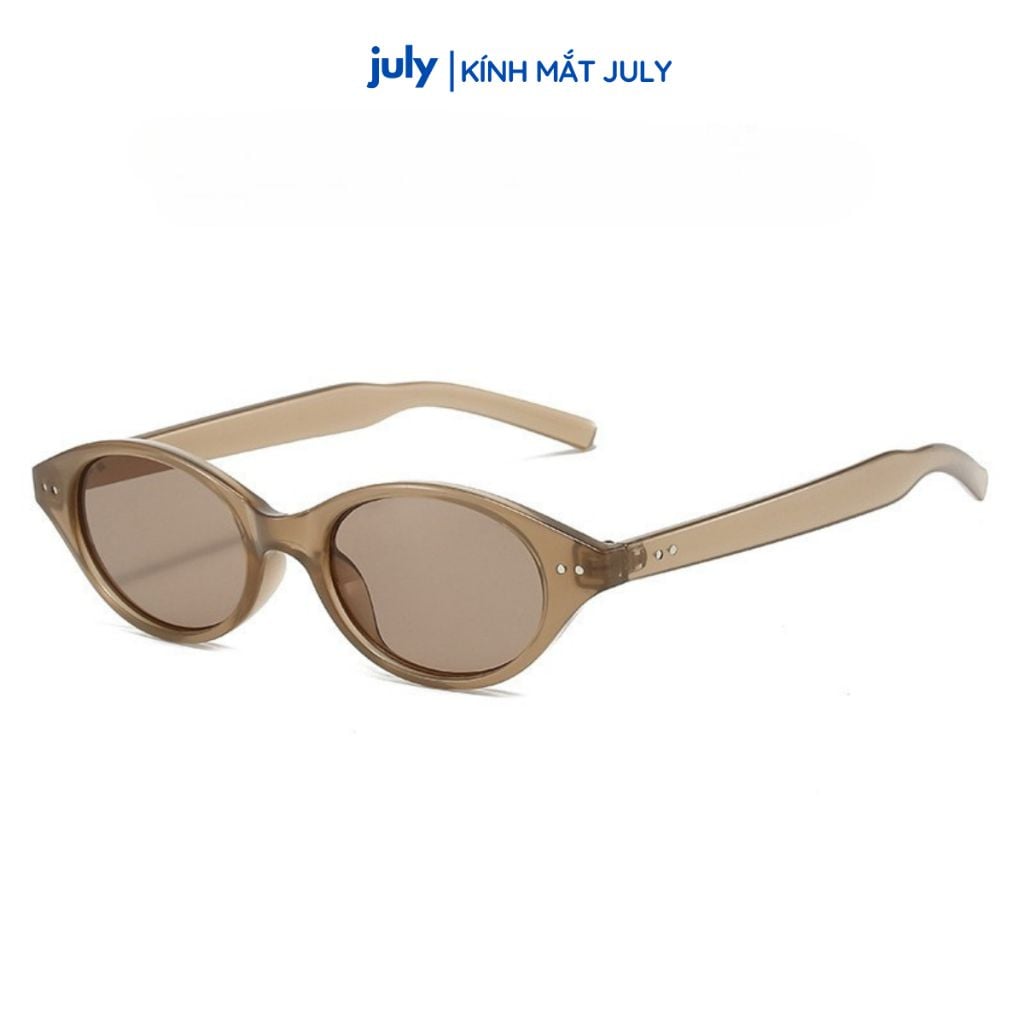 Kính râm nam nữ ROUGE form oval xu hướng hợp mặt nhỏ đến vừa cá tính July Eyewear
