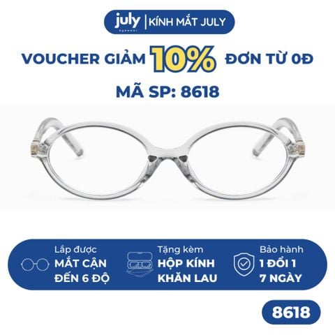 Gọng kính cận nữ Miumiu dáng oval phong cách Hàn Quốc hot trend 8618