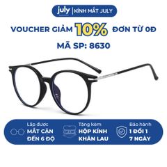 Gọng kính cận nữ form tròn dễ đeo - Kính mắt July 8630