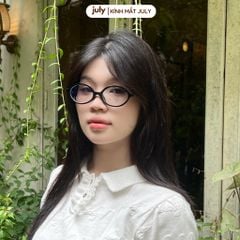 Gọng kính cận nữ Miumiu dáng oval phong cách Hàn Quốc hot trend 8618