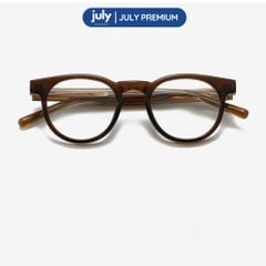 Gọng Kính Cận Nam Nữ Cao Cấp NOVA form tròn cốt kim loại July Eyewear