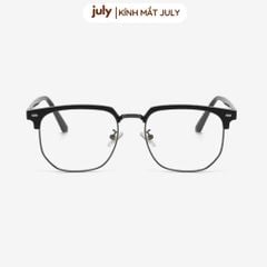 Gọng kính cận nửa viền unisex nam nữ thời trang khung kim loại chắc chắn 8622 July Eyewear