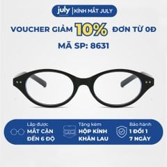 Gọng kính nữ form oval phong cách Y2K xu hướng - Kính Mắt July 8631