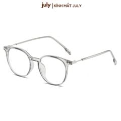 Gọng kính cận nữ form tròn cốt kim loại hợp mọi dáng mặt - Kính Mắt July 8625