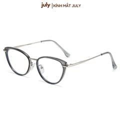 Gọng kính cận mắt mèo nữ chất liệu nhựa phối kim loại cứng cáp kiểu dáng thời trang 8617