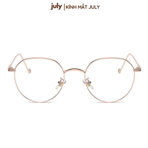 Gọng kính cận đa giác nữ kim loại mảnh không gỉ chắc chắn, thời trang 8623 July Eyewear