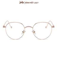 Gọng kính cận đa giác nữ kim loại mảnh không gỉ chắc chắn, thời trang 8623 July Eyewear