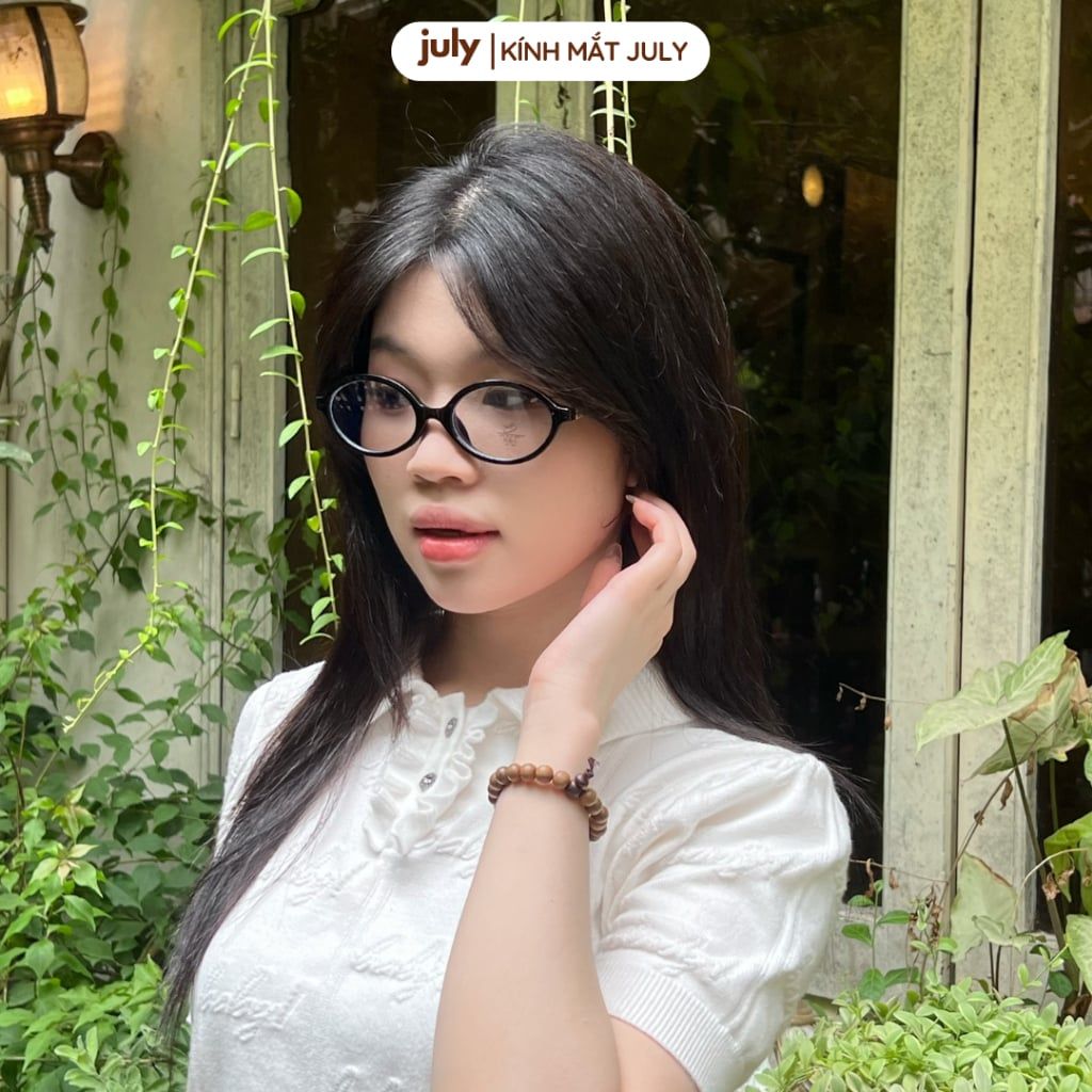 Gọng kính cận nữ Miumiu dáng oval phong cách Hàn Quốc hot trend 8618