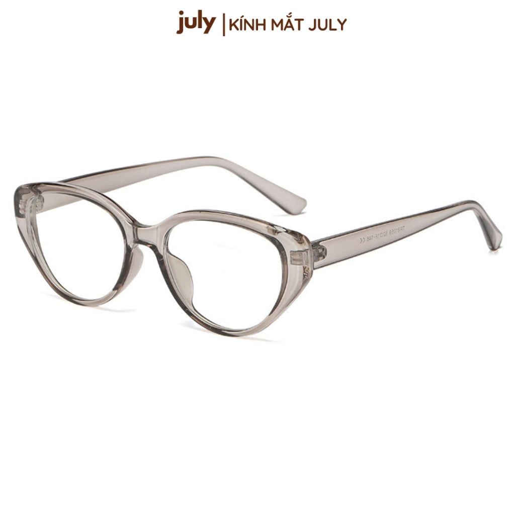 Gọng kính cận nữ kính mắt mèo gọng nhựa phong cách cá tính July Eyewear 8624