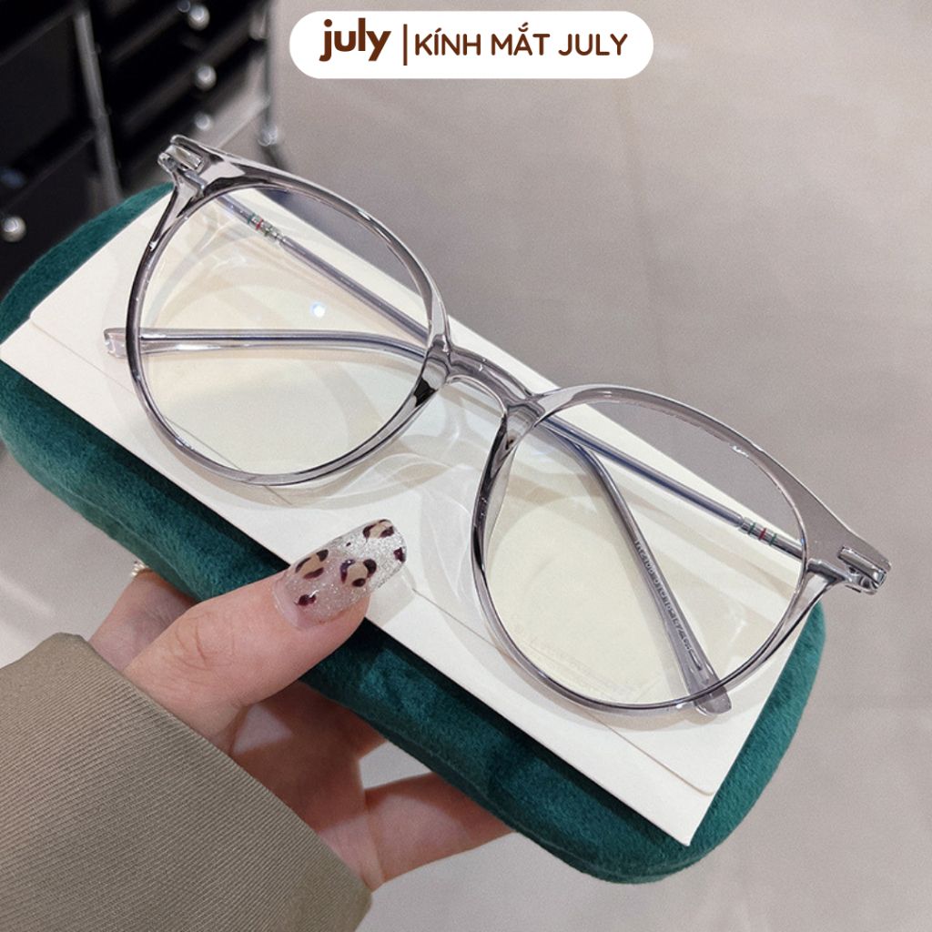 Gọng kính cận nữ form tròn dễ đeo - Kính mắt July 8630