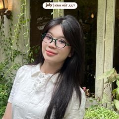 Gọng kính cận nữ dáng oval phong cách Hàn Quốc trẻ trung 8616