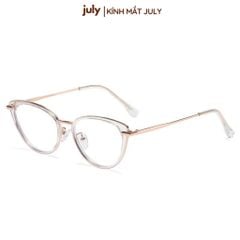 Gọng kính cận mắt mèo nữ chất liệu nhựa phối kim loại cứng cáp kiểu dáng thời trang 8617