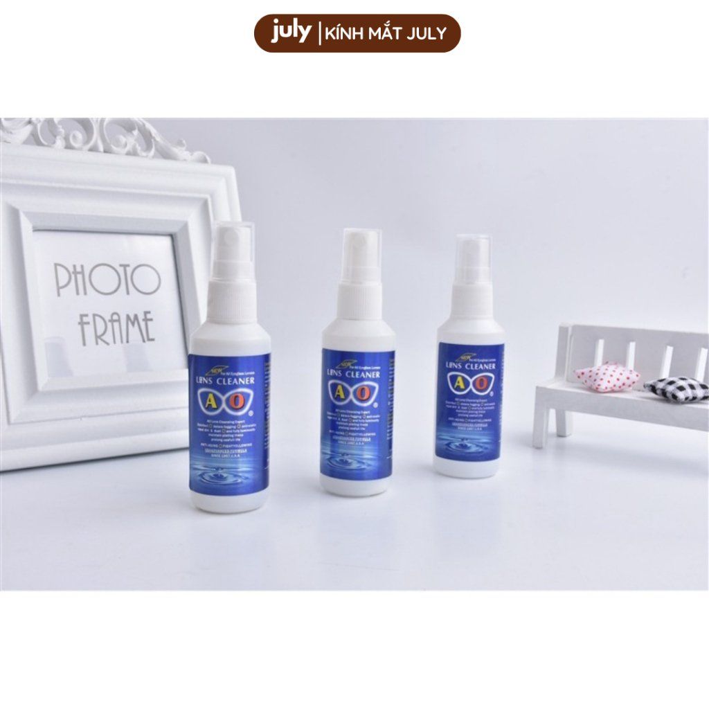 Nước xịt lau mắt kính chuyên dụng dành cho mắt kính, màn hình điện thoại 60ml JULY EYEWEAR giúp mắt kính sạch trong hơn - PK.XLK
