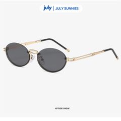 Kính Mát Nữ LYRIS Form Oval Khung Kim Loại Cá Tính Kính Râm July Eyewear Sunnies