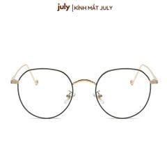 Gọng kính cận đa giác nữ kim loại mảnh không gỉ chắc chắn, thời trang 8623 July Eyewear