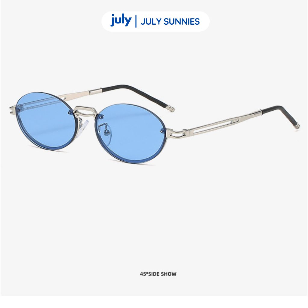 Kính Mát Nữ LYRIS Form Oval Khung Kim Loại Cá Tính Kính Râm July Eyewear Sunnies