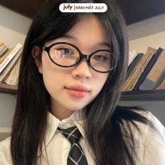 Gọng kính cận nữ Miumiu dáng oval phong cách Hàn Quốc hot trend 8618