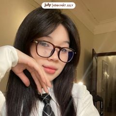 Gọng kính cận nam nữ form vuông phong cách trẻ trung, dễ đeo hợp nhiều dáng mặt 8619