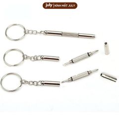 Tua vít mini chỉnh kính đa năng 2 đầu vặn được ốc đồng hồ, điện thoại July Eyewear