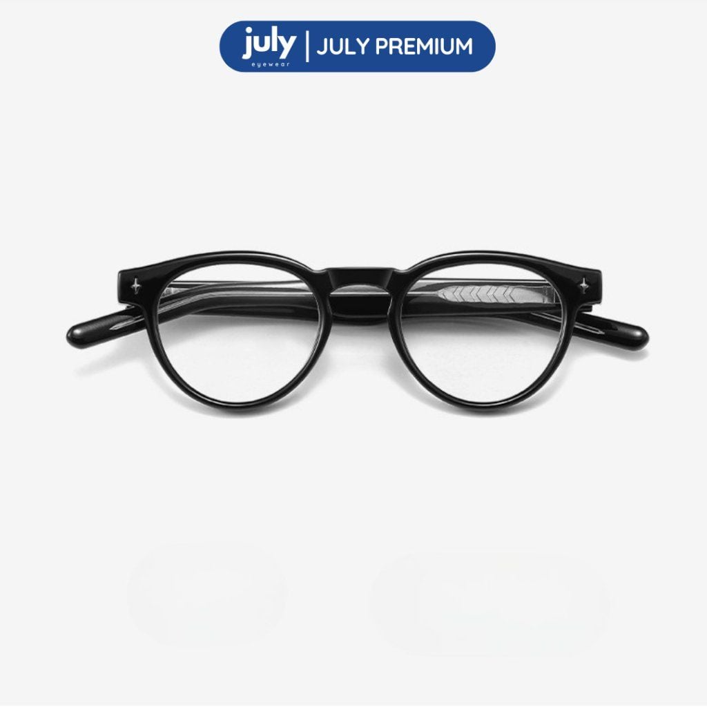 Gọng Kính Cận Nam Nữ Cao Cấp CELEST Form tròn cốt kim loại chắc chắn hợp cả mặt nhỏ July Eyewear
