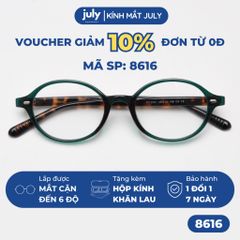 Gọng kính cận nữ dáng oval phong cách Hàn Quốc trẻ trung 8616