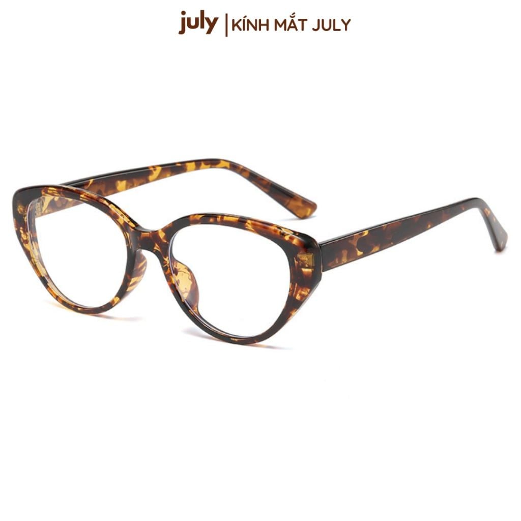 Gọng kính cận nữ kính mắt mèo gọng nhựa phong cách cá tính July Eyewear 8624