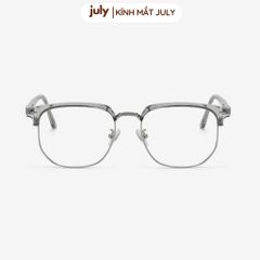 Gọng kính cận nửa viền unisex nam nữ thời trang khung kim loại chắc chắn 8622 July Eyewear
