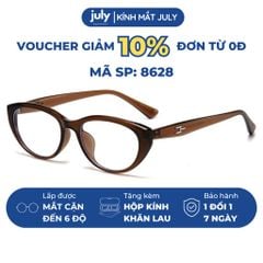 Gọng kính cận mắt mèo, kính mắt thời trang nữ phong cách cá tính - Kính Mắt July 8628