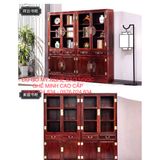  BỘ BÀN LÀM VIỆC GIÁM ĐỐC + TỦ SÁCH 