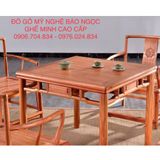 BỘ BÀN CỜ BẠC - BỘ BÀN ĂN VUÔNG GHẾ MINH 