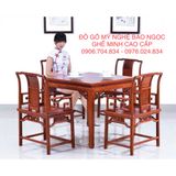  BỘ BÀN ĂN VUÔNG GHẾ MINH 