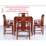  BỘ BÀN ĂN VUÔNG GHẾ MINH 