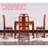  BỘ BÀN ĂN VUÔNG GHẾ MINH BAV01 