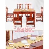  BỘ BÀN ĂN CHỮ NHẬT GHẾ MINH 