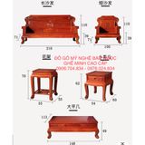  BỘ SOFA TAY HỘP GỖ HƯƠNG ĐẸP 