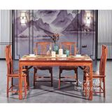  MẪU BÀN ĂN CHỮ NHẬT GHẾ SONG NAN ĐẸP 