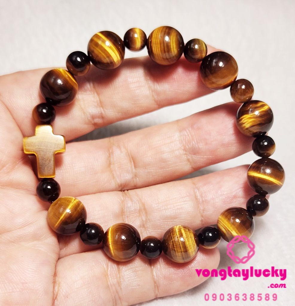 vòng tay đá mắt hổ,vòng tay công giáo, chuỗi mân côi, trang sức công giáo,vongphongthuy, matho, mathotựnhiên, vongtaydathat,