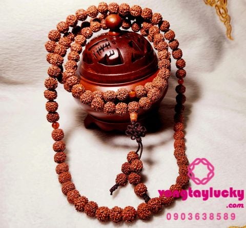 Chuỗi bồ đề kim cang 5 múi  Ấn Độ 9li -17li 108 hạt- 54 hạt- 21 hạt -18 hạt các size lần hạt niệm Phật