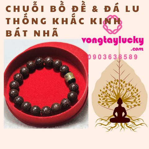 Chuỗi bồ đề tinh nguyệt Tây tạng 10li đeo tay và 108 hạt niệm Phật màu nâu sẩm